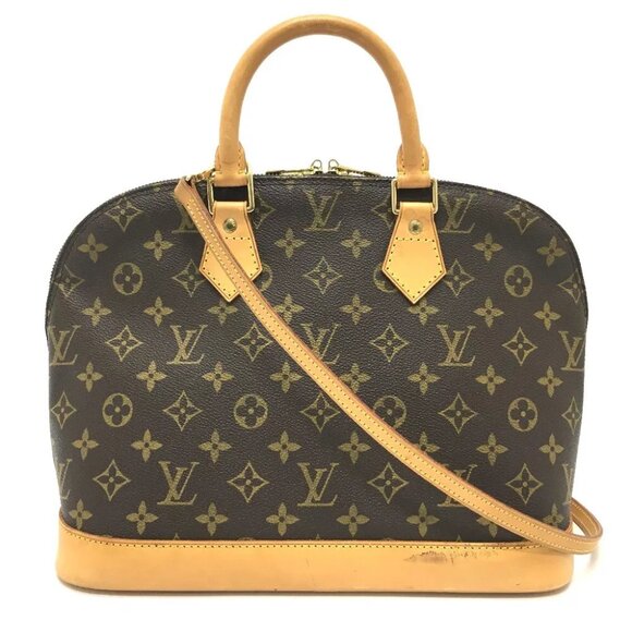 LOUIS VUITTON Monogram Alma 2WAY Shoulder Bag Hand Bag - Picture 1 of 12
